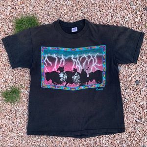 Vintage Single Stitch Kansas Tribal Tee Size XL